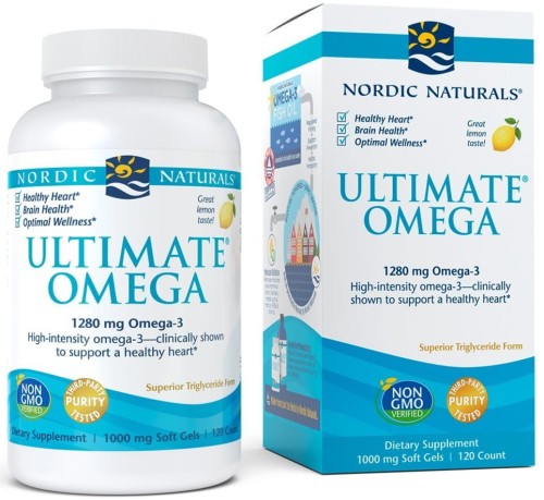 Ultimate Omega, 1280 mg, cytryna, 120 kapsułek Nordic Naturals.jpg