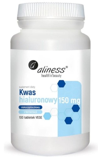 Aliness Kwas hialuronowy niskocząsteczkowy 150 mg 100 tabl