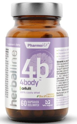 Pharmovit Herballine 4body cellulit 60 kapsułek
