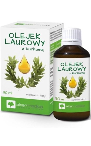 Olejek laurowy z kurkumą 30ml Alter Medica 