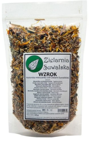 Zioła Wzrok autorska mieszanka ziołowa 200g Zielarnia Suwalska